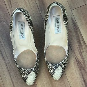 Jimmy Choo Snakeskin Pumps